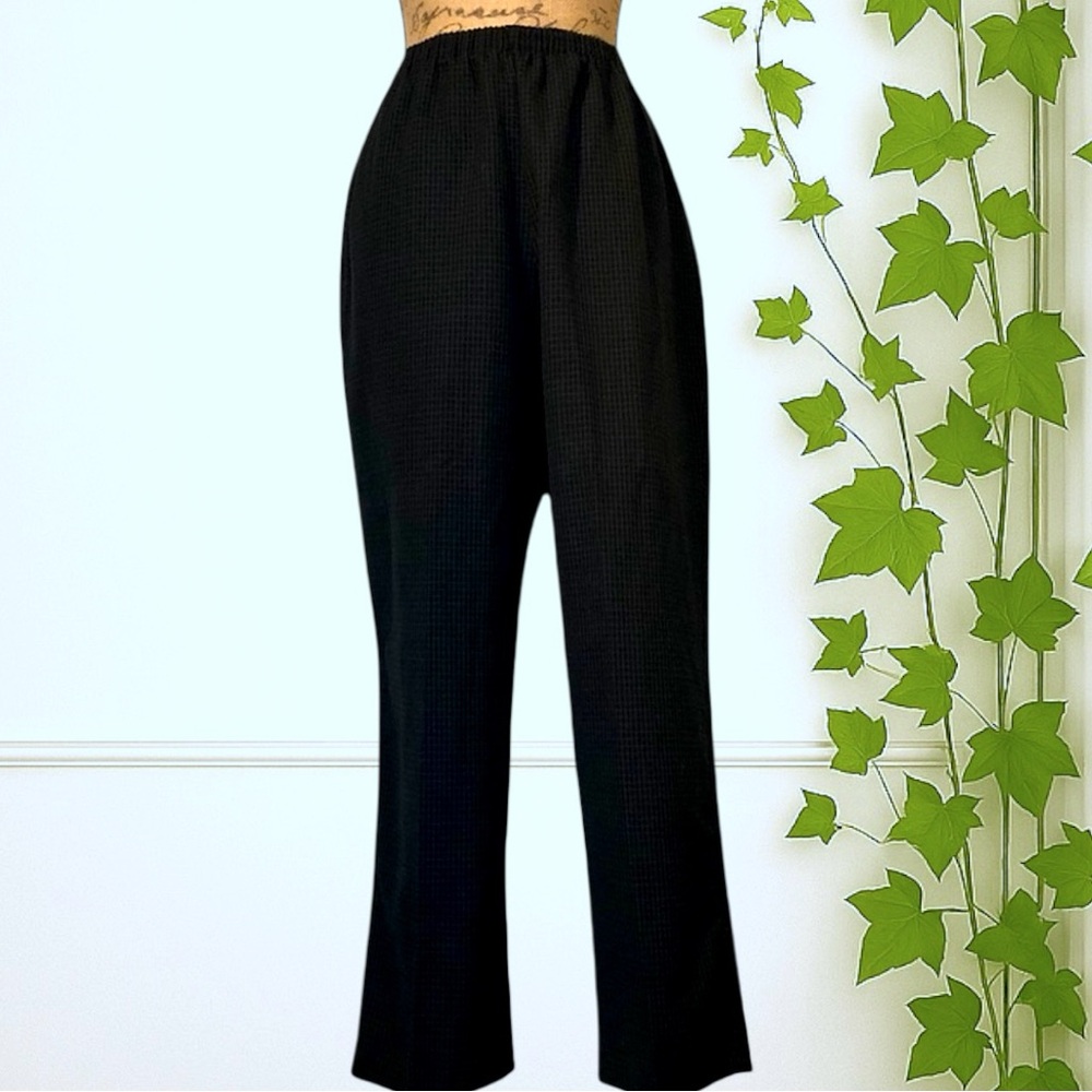 Samantha Sportswear Plaid Navy Pants Size 12P